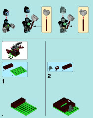 LEGO 70008 instructions page 4 – build guide