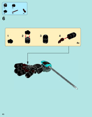 LEGO 70008 instructions page 40 – build guide