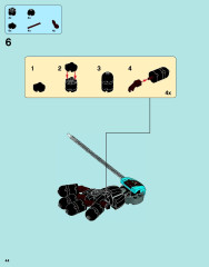 LEGO 70008 instructions page 44 – build guide