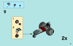LEGO 70009 instructions page 13 – build guide