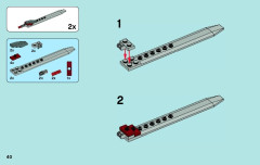 LEGO 70009 instructions page 40 – build guide