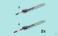 LEGO 70009 instructions page 41 – build guide