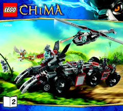 LEGO 70009 instructions page 1 – build guide