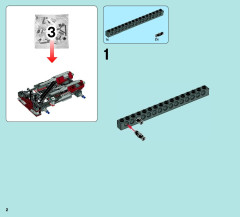 LEGO 70009 instructions page 2 – build guide