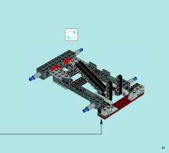 LEGO 70009 instructions page 21 – build guide
