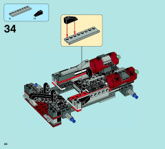 LEGO 70009 instructions page 44 – build guide