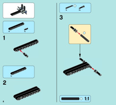 LEGO 70009 instructions page 6 – build guide