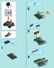 LEGO 70009 instructions page 2 – build guide