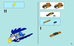 LEGO 70010 instructions page 13 – build guide