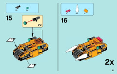 LEGO 70010 instructions page 21 – build guide