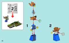 LEGO 70010 instructions page 22 – build guide