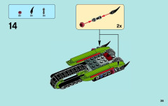 LEGO 70010 instructions page 35 – build guide
