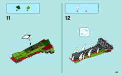 LEGO 70010 instructions page 45 – build guide