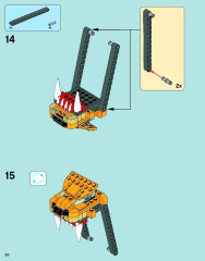 LEGO 70010 instructions page 20 – build guide