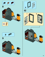 LEGO 70010 instructions page 43 – build guide
