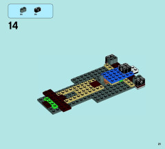 LEGO 70011 instructions page 21 – build guide