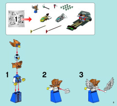 LEGO 70011 instructions page 3 – build guide