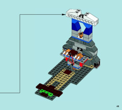 LEGO 70011 instructions page 45 – build guide