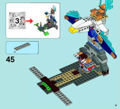 LEGO 70011 instructions page 21 – build guide