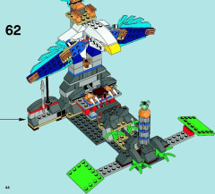 LEGO 70011 instructions page 44 – build guide