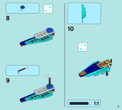 LEGO 70011 instructions page 9 – build guide