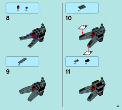 LEGO 70012 instructions page 43 – build guide