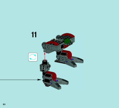 LEGO 70012 instructions page 50 – build guide