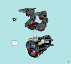 LEGO 70012 instructions page 51 – build guide