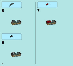 LEGO 70012 instructions page 10 – build guide
