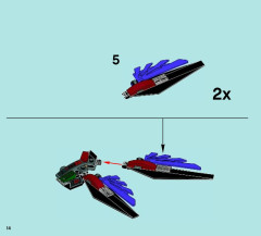 LEGO 70012 instructions page 14 – build guide