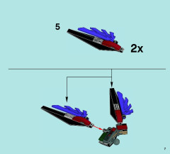 LEGO 70012 instructions page 7 – build guide