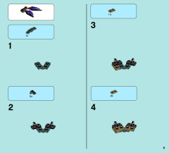 LEGO 70012 instructions page 9 – build guide