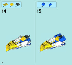 LEGO 70013 instructions page 10 – build guide