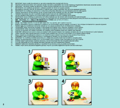 LEGO 70013 instructions page 2 – build guide