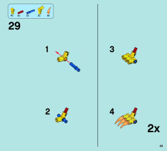LEGO 70013 instructions page 43 – build guide