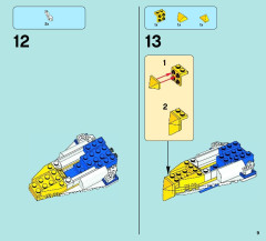 LEGO 70013 instructions page 9 – build guide
