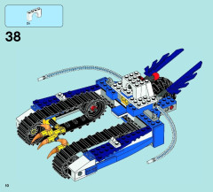 LEGO 70013 instructions page 10 – build guide