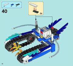 LEGO 70013 instructions page 12 – build guide