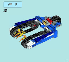 LEGO 70013 instructions page 3 – build guide