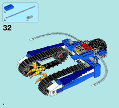 LEGO 70013 instructions page 4 – build guide