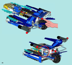LEGO 70013 instructions page 40 – build guide