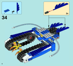 LEGO 70013 instructions page 6 – build guide