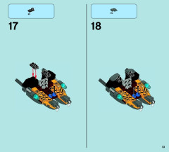 LEGO 70014 instructions page 13 – build guide