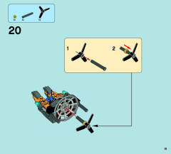 LEGO 70014 instructions page 15 – build guide