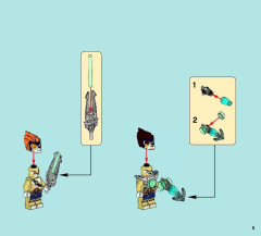 LEGO 70014 instructions page 5 – build guide