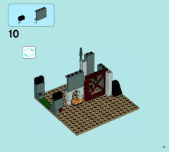 LEGO 70014 instructions page 11 – build guide