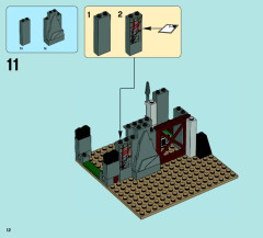 LEGO 70014 instructions page 12 – build guide