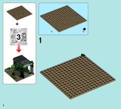 LEGO 70014 instructions page 2 – build guide