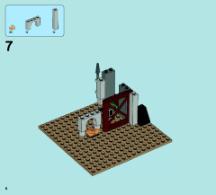 LEGO 70014 instructions page 8 – build guide