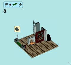 LEGO 70014 instructions page 9 – build guide